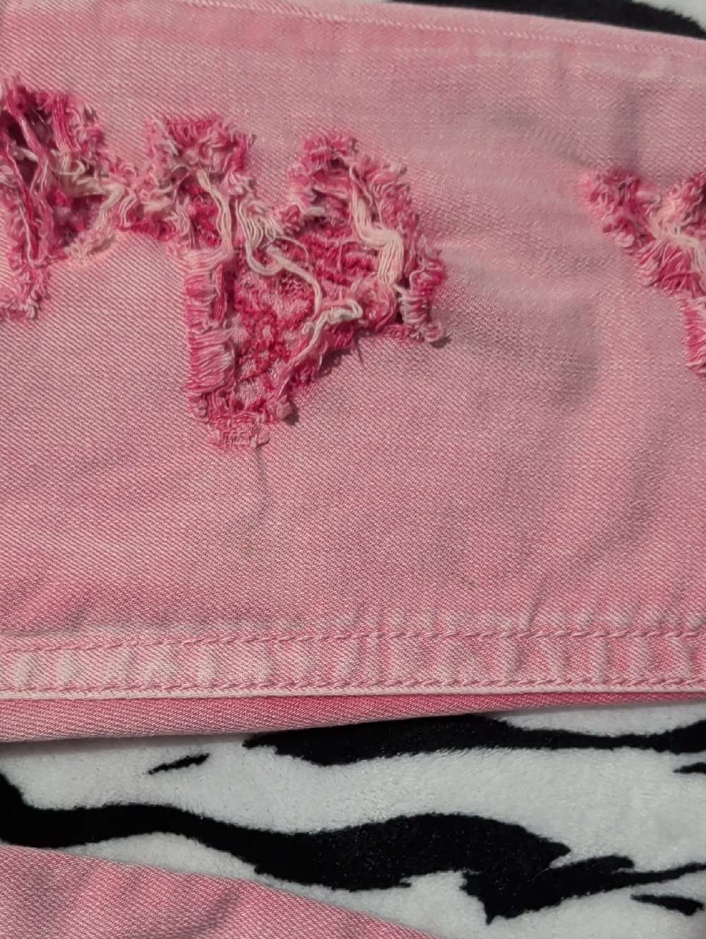Pink Distressed SILVER CAMDEN Women’s Jeans size 24 - Picture 8 of 8